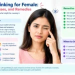 Left Eye Blinking for Female: Meaning, Causes, and Remedies