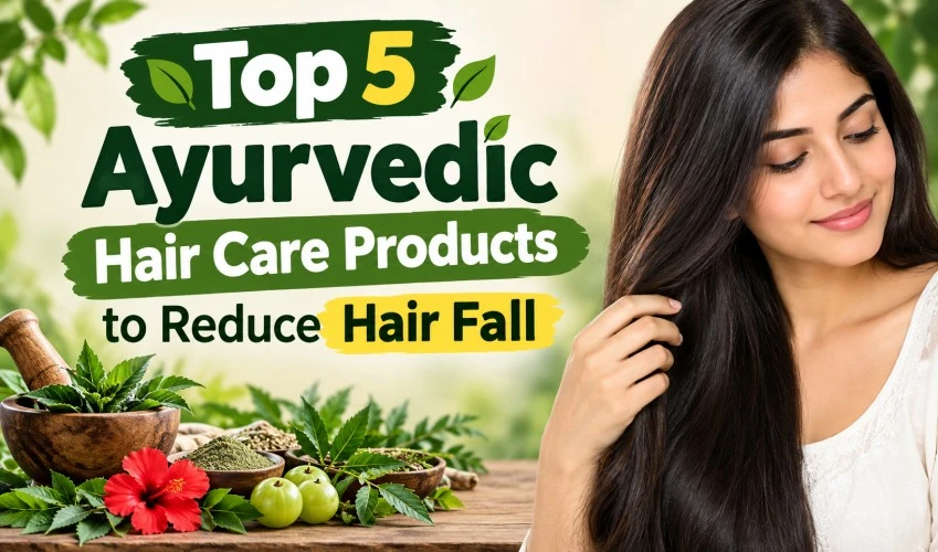 Top 5 Ayurvedic Hair Care Products to Reduce Hair Fall