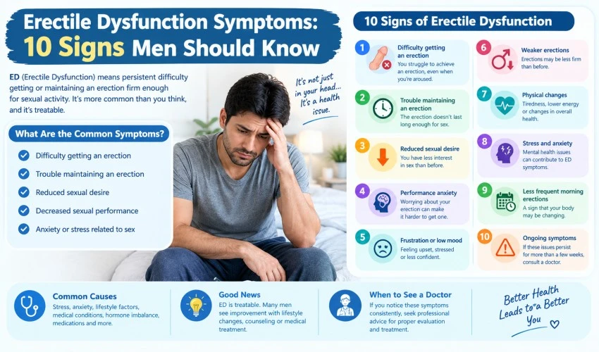 Erectile Dysfunction Symptoms